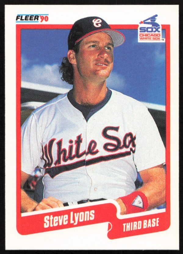 1990 Fleer Steve Lyons #539 (Front)