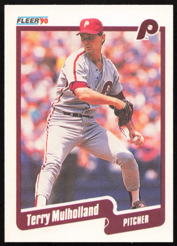 1990 Fleer Terry Mulholland #568 (Front)