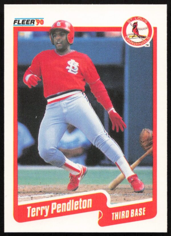 1990 Fleer Terry Pendleton #257 (Front)