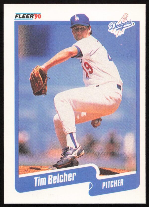 1990 Fleer Tim Belcher #389 (Front)