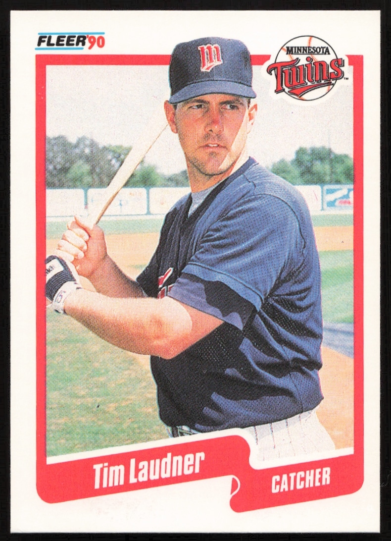 1990 Fleer Tim Laudner #380 (Front)