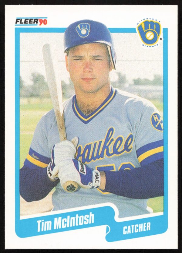 1990 Fleer Tim McIntosh #329 (Front)