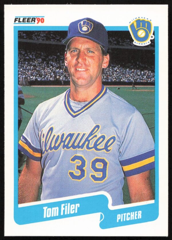 1990 Fleer Tom Filer #322 (Front)