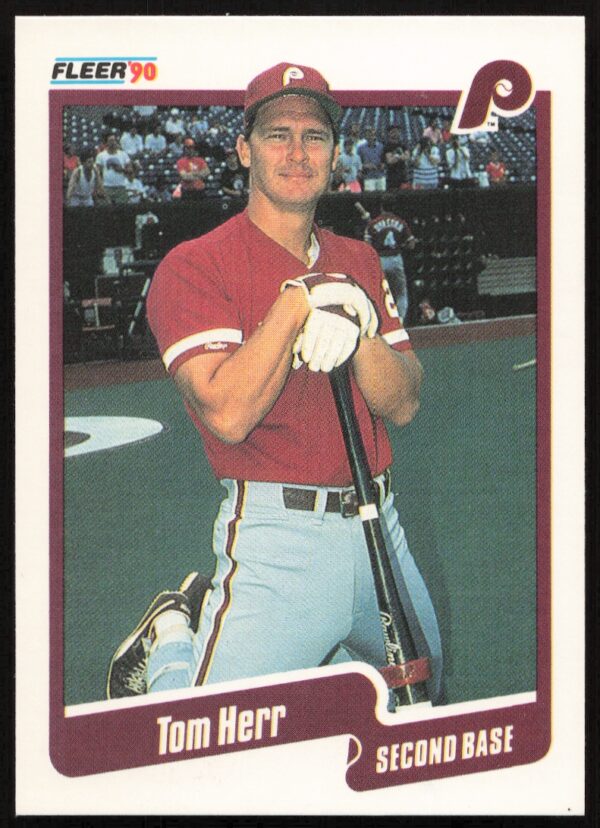 1990 Fleer Tom Herr #560 (Front)