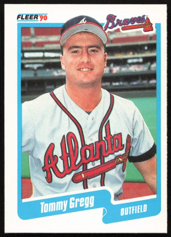 1990 Fleer Tommy Gregg #585 (Front)