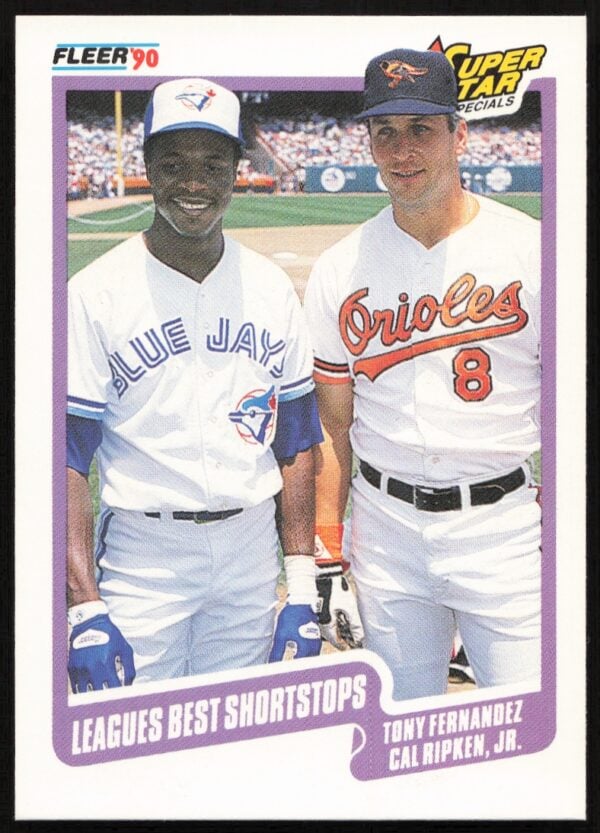 1990 Fleer Tony Fernandez / Cal Ripken