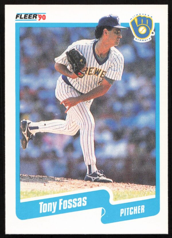 1990 Fleer Tony Fossas #323 (Front)