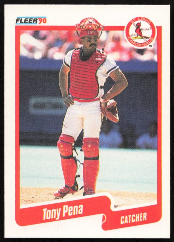 1990 Fleer Tony Pena #256 (Front)