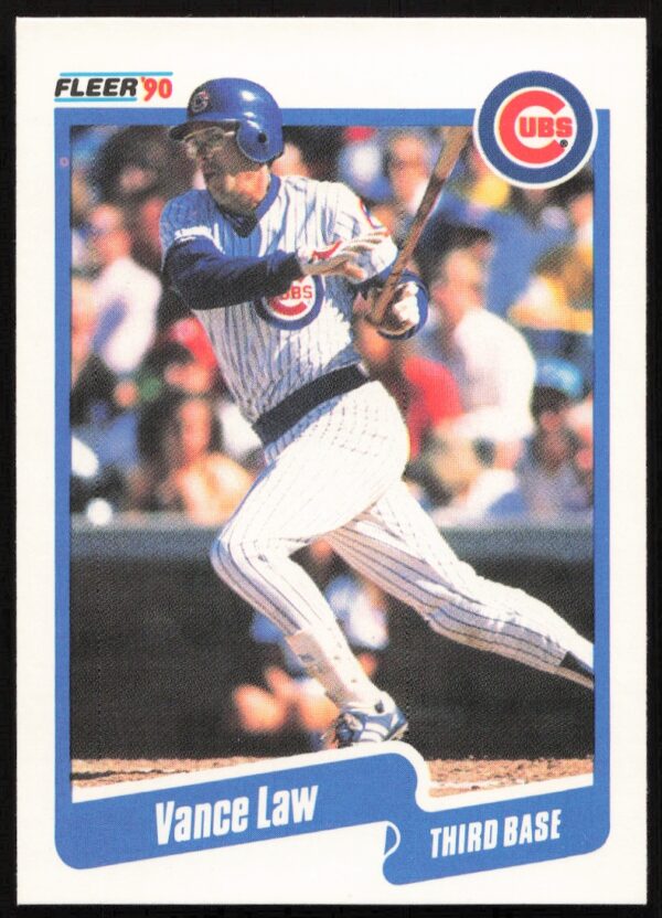 1990 Fleer Vance Law #36 (Front)