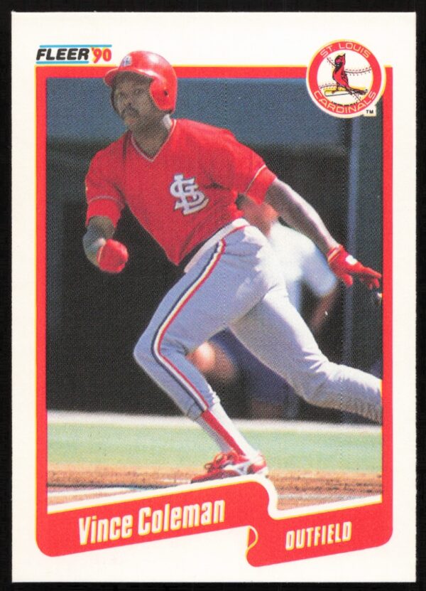 1990 Fleer Vince Coleman #245 (Front)