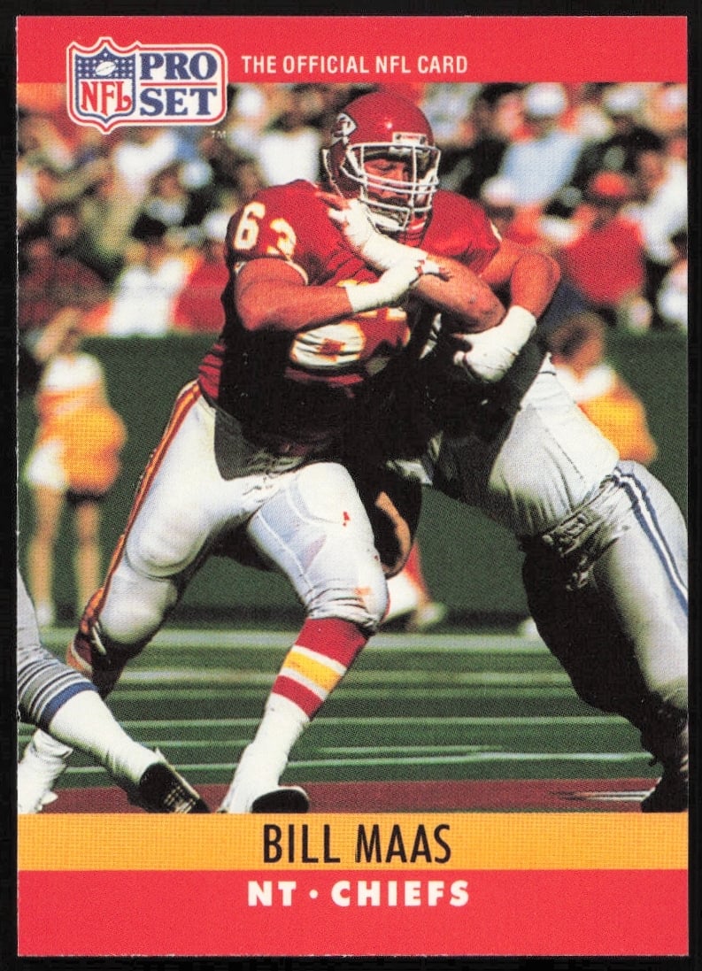 1990 Pro Set Bill Maas #145 (Front)