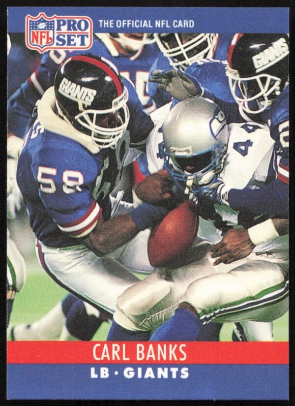 1990 Pro Set Carl Banks #223 (Front)