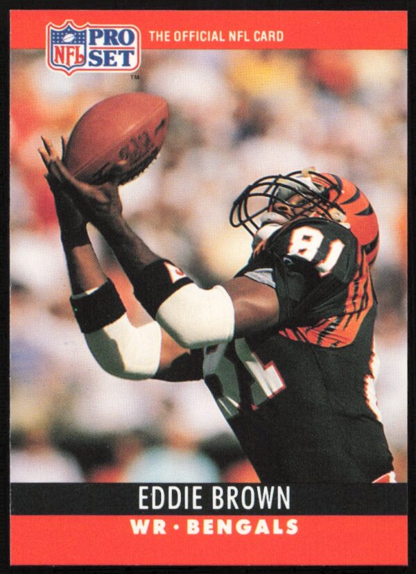 1990 Pro Set Eddie Brown #61 (Front)