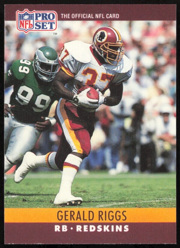 1990 Pro Set Gerald Riggs #329 (Front)