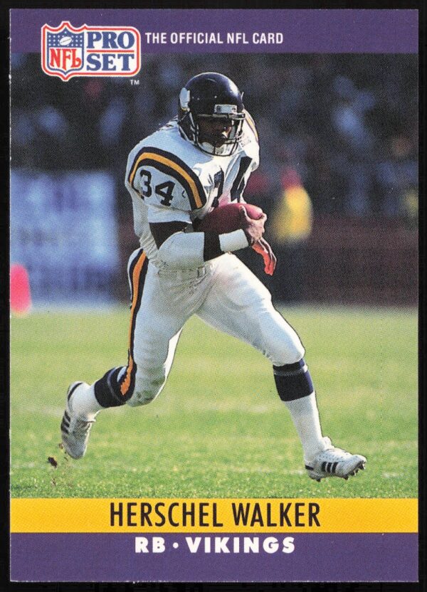 1990 Pro Set Herschel Walker #197 (Front)