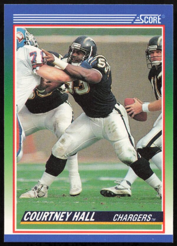 1990 Score Courtney Hall #366 (Front)