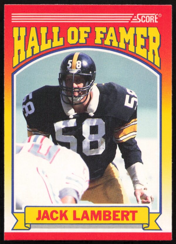 1990 Score Jack Lambert #598 (Front)