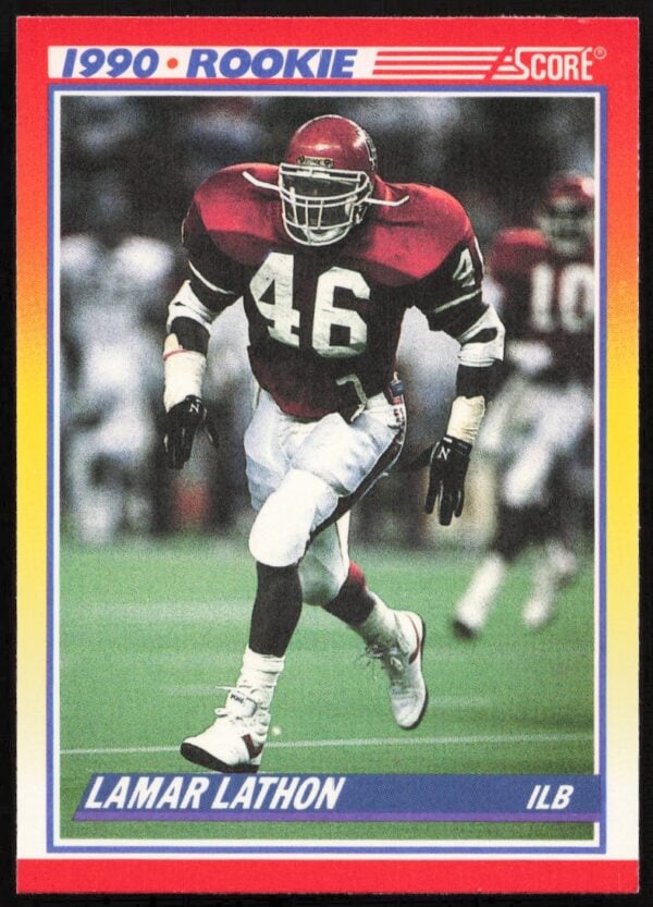 1990 Score Lamar Lathon #631 (Front)