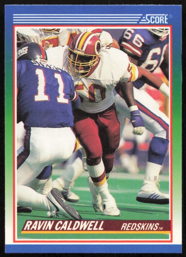 1990 Score Ravin Caldwell #362 (Front)