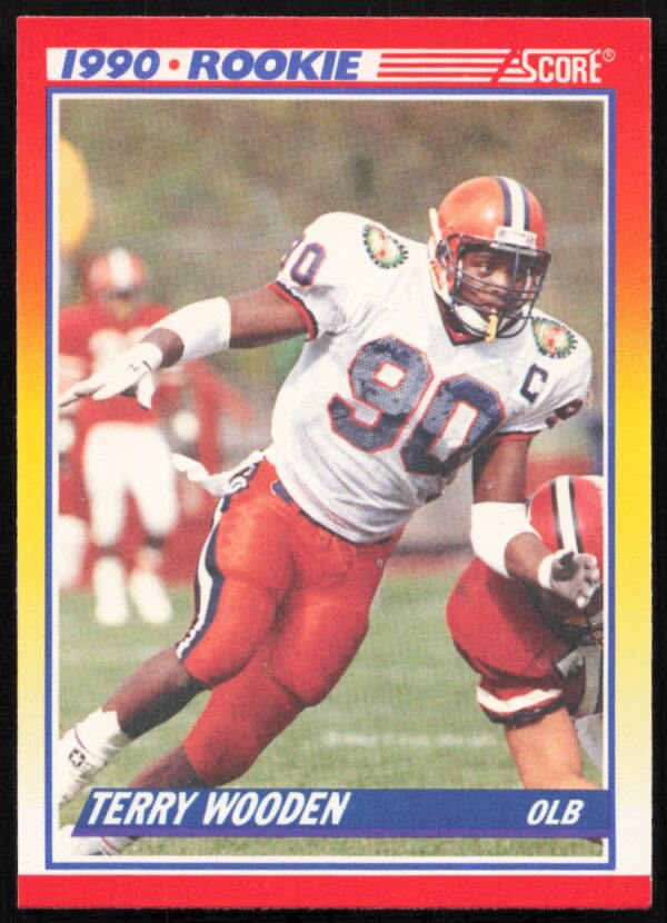 1990 Score Terry Wooden #632 (Front)