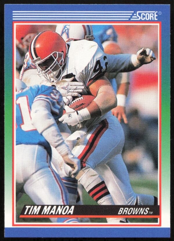 1990 Score Tim Manoa #403 (Front)