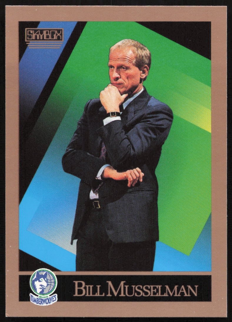 1990 SkyBox Bill Musselman #316 (Front)