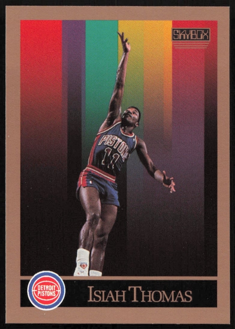 1990 SkyBox Isiah Thomas #93 (Front)