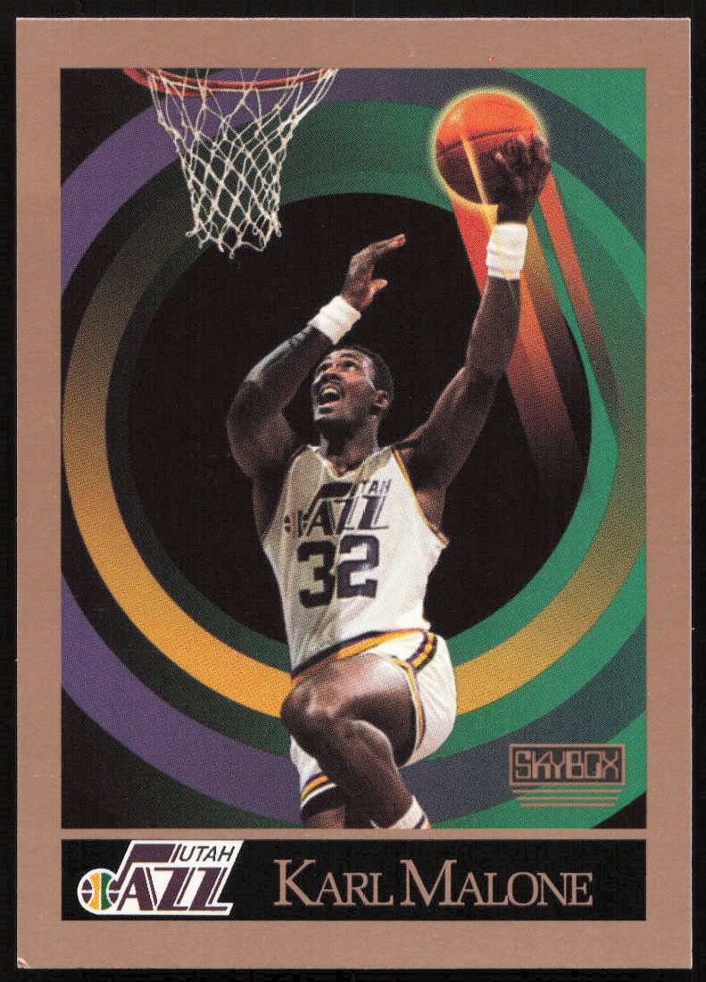 1990 SkyBox Karl Malone #282 (Front)