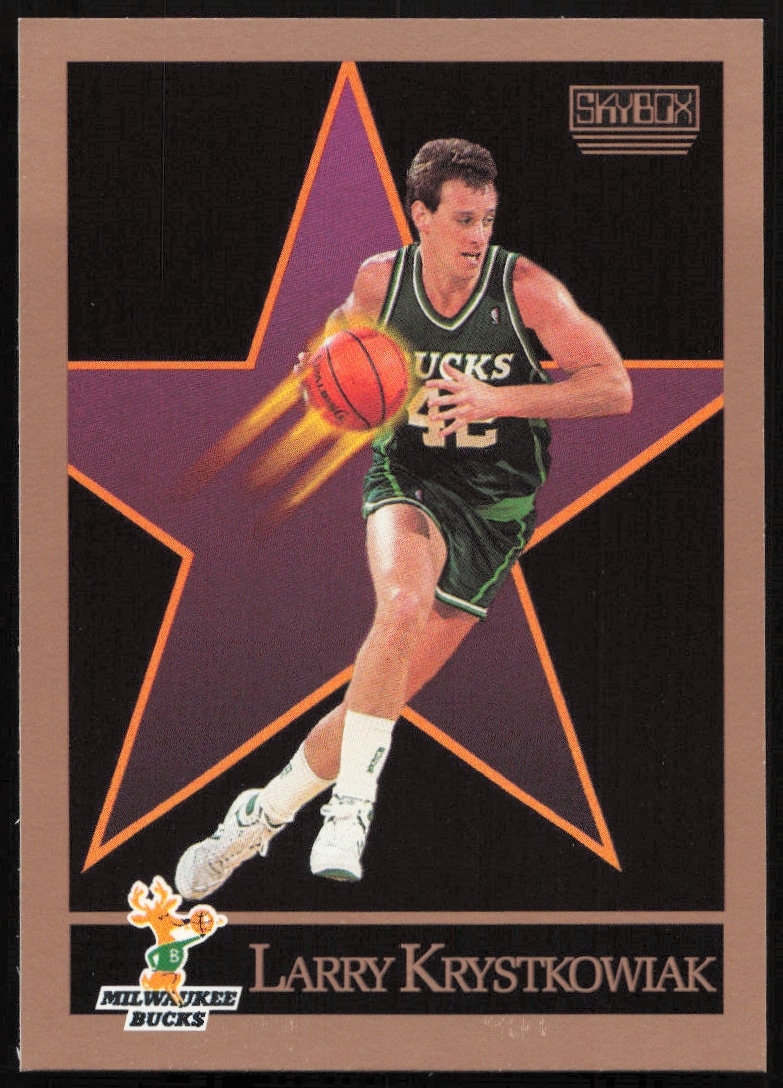 1990 SkyBox Larry Krystkowiak #160 (Front)