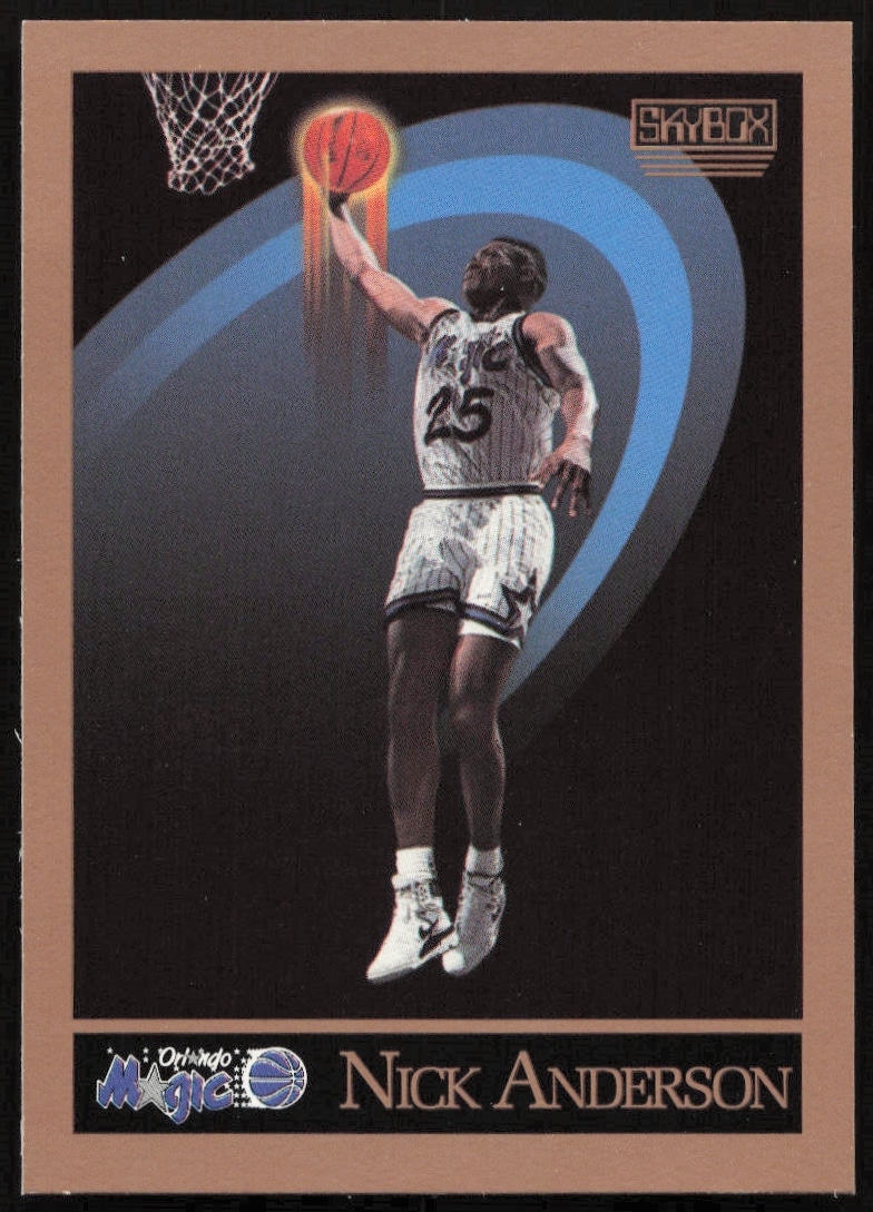 1990 SkyBox Nick Anderson #199 (Front)