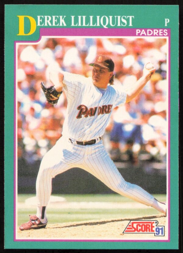 1991 Score Derek Lilliquist #571 (Front)