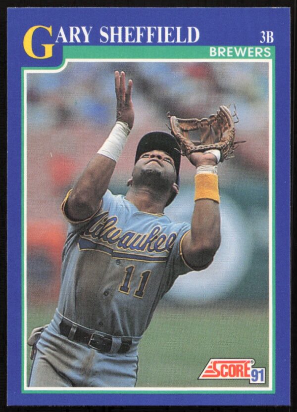 1991 Score Gary Sheffield #473 (Front)