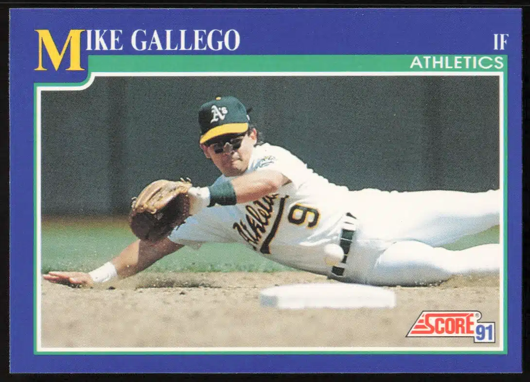 1991 Score Mike Gallego #476 (Front)