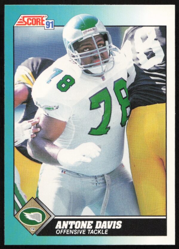 1991 Score Supplemental Antone Davis #93T (Front)