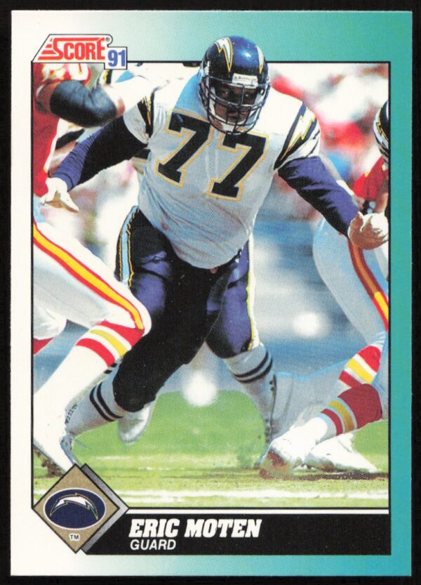 1991 Score Supplemental Eric Moten #106T (Front)