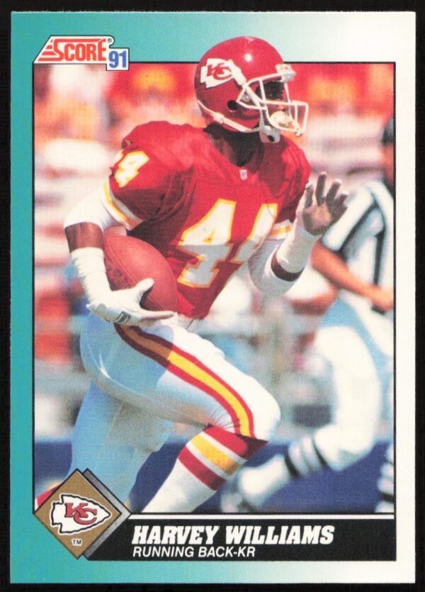 1991 Score Supplemental Harvey Williams #89T (Front)