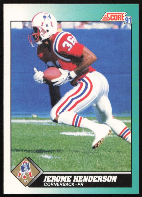 1991 Score Supplemental Jerome Henderson #59T (Front)