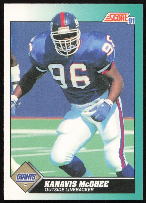 1991 Score Supplemental Kanavis McGhee #43T (Front)