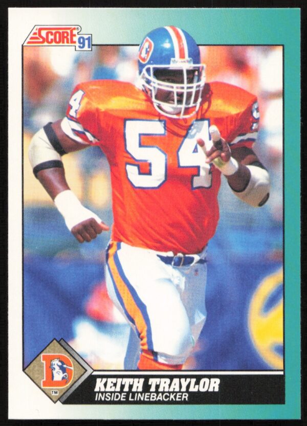 1991 Score Supplemental Keith Traylor #86T (Front)