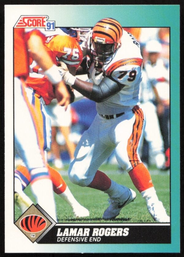 1991 Score Supplemental Lamar Rogers #84T (Front)