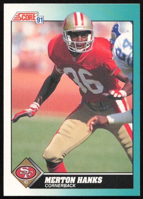 1991 Score Supplemental Merton Hanks #78T (Front)