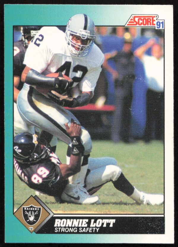 1991 Score Supplemental Ronnie Lott #1T (Front)