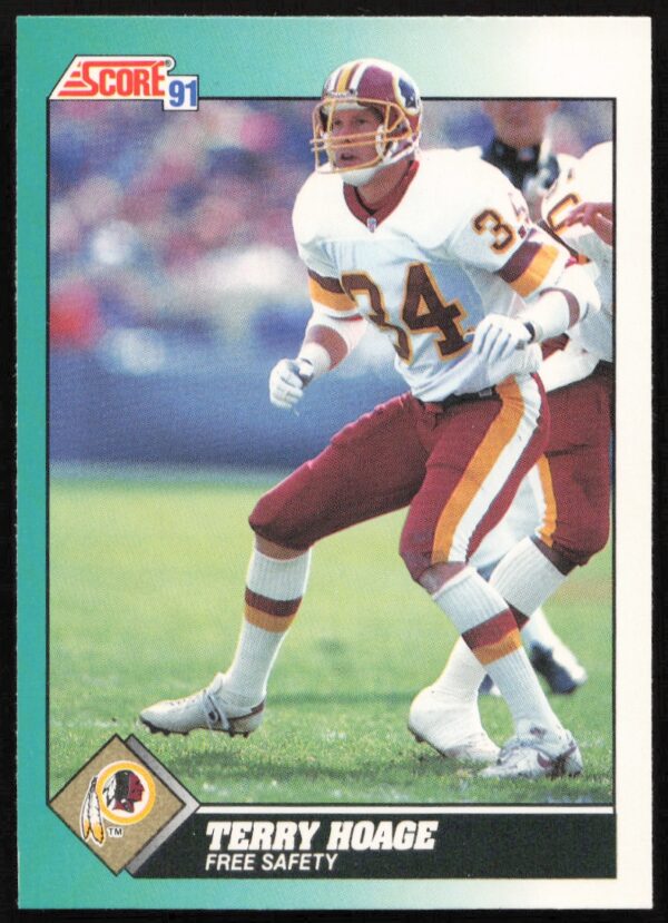 1991 Score Supplemental Terry Hoage #33T (Front)