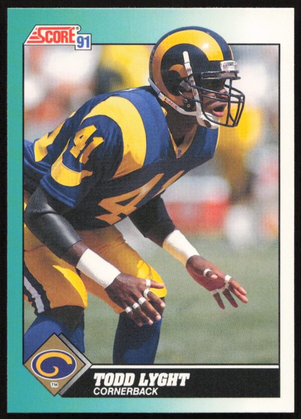 1991 Score Supplemental Todd Lyght #90T (Front)