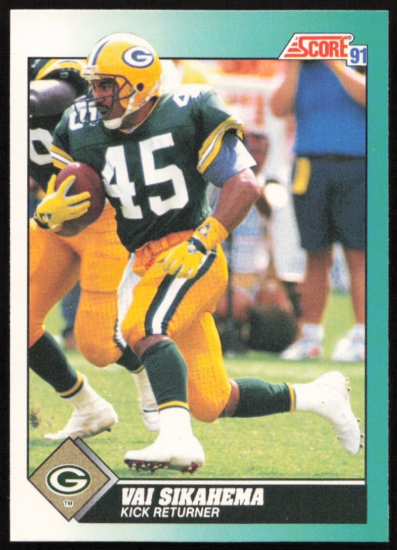 1991 Score Supplemental Vai Sikahema #44T (Front)