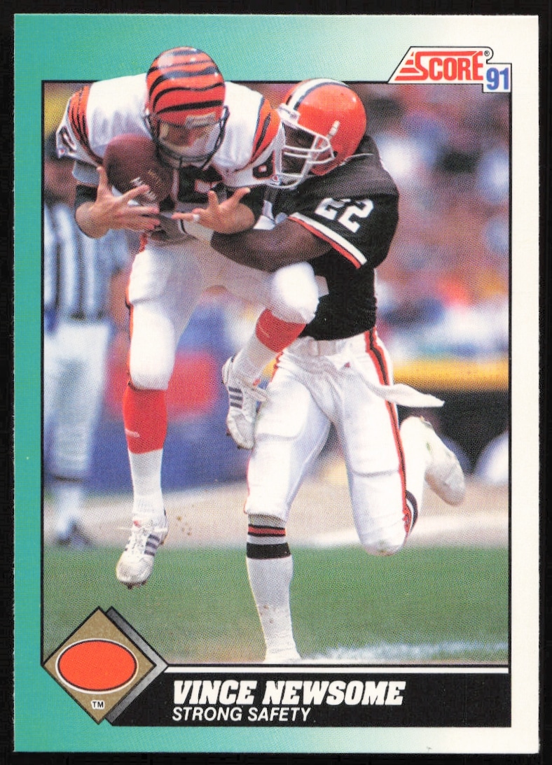 1991 Score Supplemental Vince Newsome #4T (Front)