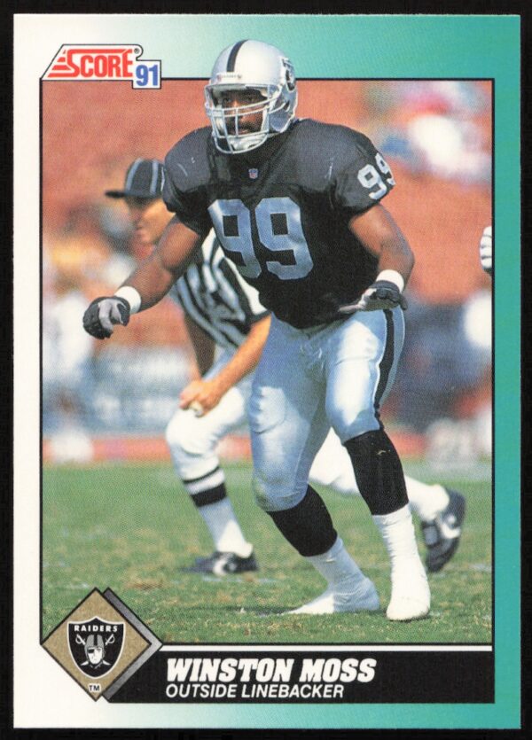 1991 Score Supplemental Winston Moss #38T (Front)