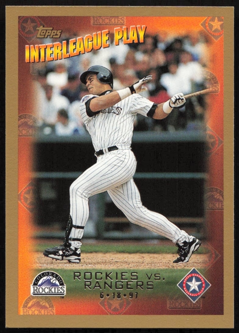 1998 Topps Andres Galarraga Interleague Play #274 (Front)