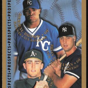 1998 Topps Ben Grieve / Dermal Brown / Brian Buchanan Prospects #255 (Front)