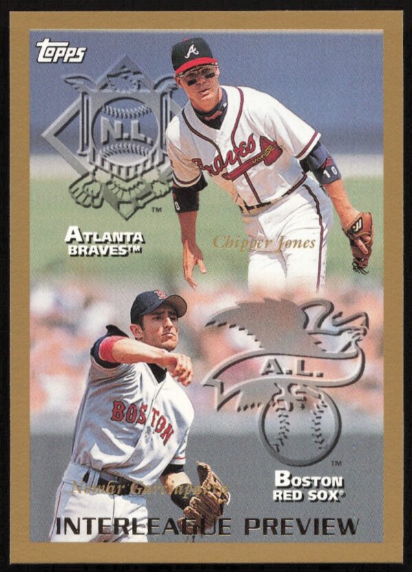 1998 Topps Chipper Jones / Nomar Garciaparra Interleague Preview #481 (Front)